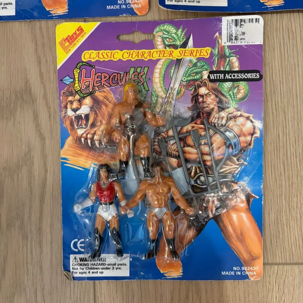 EToys Classic Character Series Hercules With Accessories LOT of 3